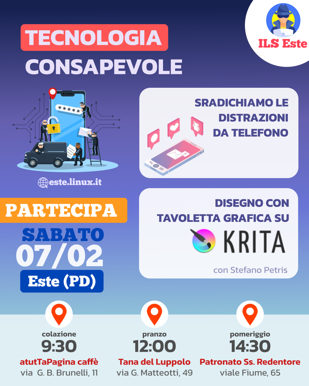 Sabato 7 febbraio: meno stress e più creatività