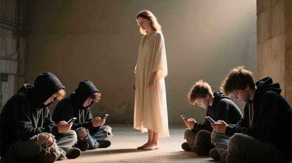 Un'idea per rialzare le teste chine dai telefoni